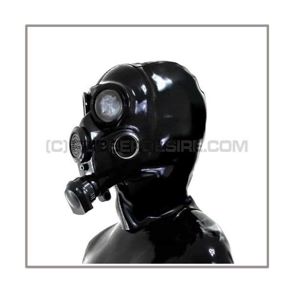 Deluxe GP7 gasmask-zipperhood-system HEAVY-G with rebreathing-bag-set